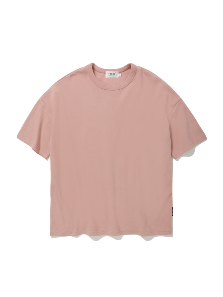 [EVENT] 테일러 오버핏 베이직 티셔츠 (핑크)