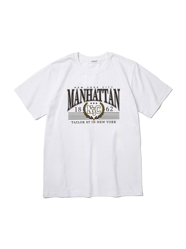[EVENT] 테일러스튜디오 맨하튼 1862 티셔츠 (화이트)